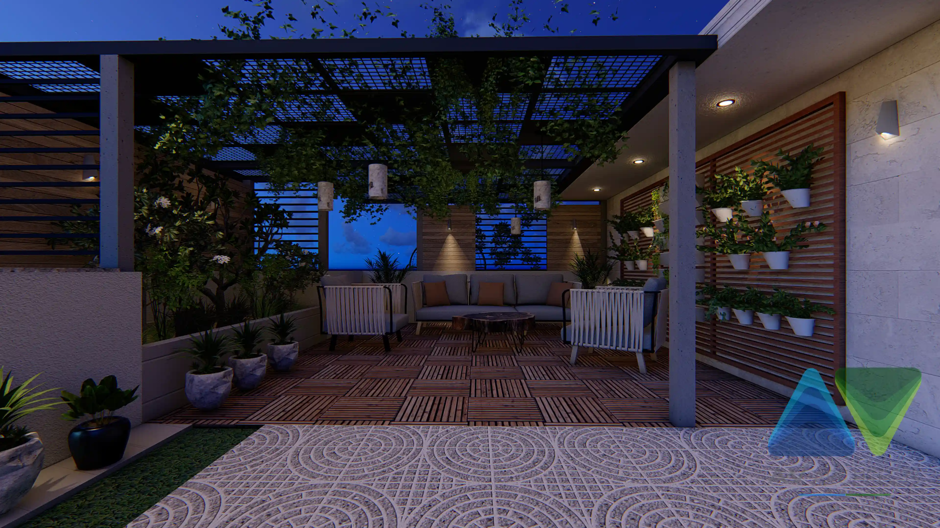Tapasya Geonka Landscaping Projecte
